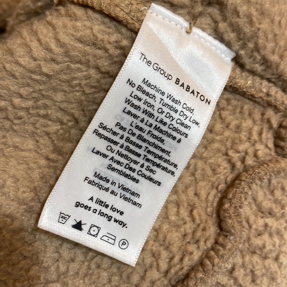 BABATON Lisa' Teddy Fleece Hoodie oversized XS camel ⭐️⭐️⭐️⭐️ - Picture 11 of 15
